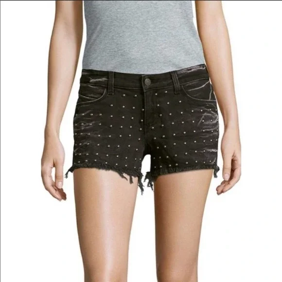 Siwy Alia Cut-off Shorts in Renegade with Studs Size 24 - Picture 9 of 9